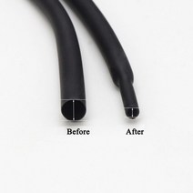 1미터 블랙 디아 2 3 4 5 6 7 8 9 mm 열 수축 튜브 폴리올레핀 케이블 슬리브 절연, 01 Black_17 10mm_01 1M