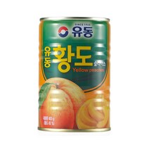 [조은마켓] 유동 황도 슬라이스, 400g, 2개