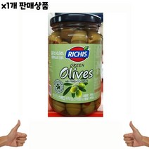 식자재 식재료 도매) 리치스 그린 올리브 360g 낱개, 클로바트레이딩 1, 클로바트레이딩 본상품선택