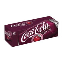 코카콜라 Coke 미국 오리지널 체리맛 콜라 355ml 12캔 2팩
