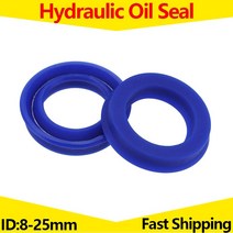 유압실린더 UN / U Y 형 링 폴리 우레탄 (PU) 유압 오일 씰 실린더 피스톤 씰링 가스켓 ID 14 15 16 MM 5, 93 20X26X6 (5Pcs)