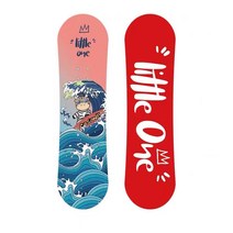 스노우보드세트 Little One 스노우보드 싱글보드세트 입문자 판다 판종합 타입 스키신발 스노우보드장비, C01-80cm