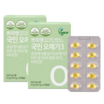 쁘띠앤 국민 오메가3, 60캡슐, 4개