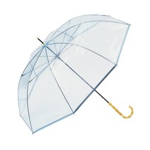 Wpc. [비닐 우산] 뱀부 크리아 엄브렐러 58cm 색소폰 긴 우산 여성 RWS-22004-LU