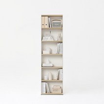 한샘 티오 일반책장 6단 60cm (컬러 택1), 내추럴오크(A)