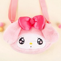 넘버원몰 산리오 마이멜로디 러블리 에모쿵 얼굴 크로스백 가성비 좋은 효자템