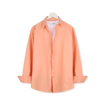 화이트빌딩 남자 여름 빅사이즈 95~130 린넨 긴팔 셔츠 무지 셔츠 남방