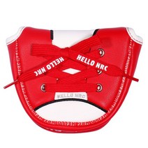 마그네틱 클로저 맞춤형 골프 말렛 퍼터 커버 헤드 합성 피혁 멀티 스타일 컬러, [10] red