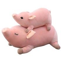 소파 돼지 쿠션 인형뽀글이 아기자기 베개 선물 모찌 공룡 생일선물 강아지인형 인형 캐릭터 쿠션, 옵션01, 47cm