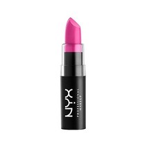 NYX PROFESSIONAL MAKEUP 매트 립스틱 쇼킹 핑크(쿨톤 핫핑크), Girl Crush, 0.16 Ounce