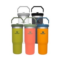 스탠리 클래식 아이스플로우 플립 텀블러, 폴라화이트, 887ml