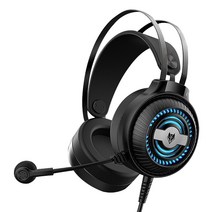 게이밍특화 RGB LED라이트초경량 고음질 헤드셋 N1PRO 게이밍 헤드셋 led라이트 고음질 볼륨조절 마이크 피시방 트위치 롤 오버워치, 쿠팡 본상품선택