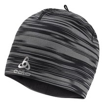 Odlo Polyknit 라이트 ECO 프린트 모자 딥 다이브 멋진 블루 원 사이즈, One Size, Black Reflective