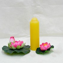 선우몰 밀랍 벌집 양초 소 - 꿀초 밀납캔들 필라초 기도초 잡냄새제거, 단품