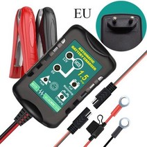 오토바이배터리 자동차 충전 자동복원기 6V 12V 15Amp 배터리 충전기 유지 장치 트리클 할리 데이비슨 오토바이 자동 보트 잔디 깎는 기계 트랙터 해양, EU