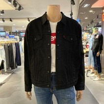 리바이스 남여공용 블랙 청자켓 데님 스판 트러커_L72334403