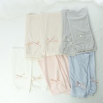 미지몰 진주 리본 레이스 여성 롱 쿨토시 5color