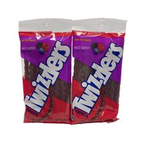 미국직구 트위즐러스 저지방 한정판 캔디 스낵 번들: (2) 5온스 와일드 베리 & 디스그 레시피 카드, 상세참조, 수량