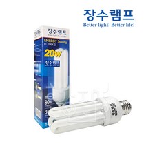 우리조명 장수 컬러원 EL삼파장램프 20W E26 EL20EX-D EL20EX-L, 전구색