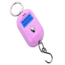 미니 전자 교수형 규모 엔지니어링 플라스틱 소재 디지털 25kg 산업 야외, 04 Purple