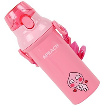 원터치 끈있는 유치원 어린이 초등학교 물통 물병 450ml