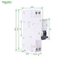 LED 테스터기 검전기 슈나이더 전동 DPN Vg 1P N 누설 회로 차단기 30mA 잔류 전류 작동 보호 장치 10A, 02 10a