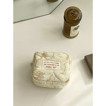 누빔패턴파우치