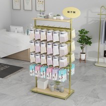 매장 양말 진열대 행거 매대 마트 편의점 약국 전시대, 상세이페이지 참고, 80x40x135 골드