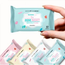 블루본 아이노우 미니비데 휴대용 물티슈 10매X10팩, 단품