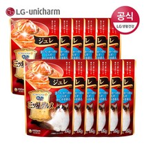 긴노스푼 미쓰보시 LG유니참 구루메 성묘용 쥬레 생선 35g 고양이간식, 12팩, 가다랑어