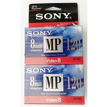 소니 8mm mp 비디오 카세트 - 120분(2팩), 2개