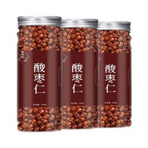 산조인 볶음 산조인 안신 조면 산조인 백합복령차 산조인분 정품 한약재, 정교하고 아름다운 병200g*3