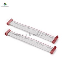 1.27MM 레드 하네스 IDC 케이블 어셈블리 플랫 리본 케이블 배선 와이어-보드 마이크로 매치 lengeh 200mm, 01 Opposite direction_07 16P