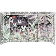 박씨상방 명품나전 십장생6폭병풍 대검 장태복 문화재 기능인작품