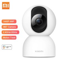 Xiaomi Mi 스마트 카메라 360 2K 1296P 1080P WiFi 무선 감시 웹캠 야간 시계 휴머노이드 아기 보안 모니터 감지, 01 Only Camera