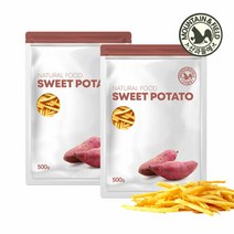 [산과들에] 고구마스틱 500g x2봉 총1kg, 상세설명 참조, 고구마스틱500g*2봉, 2개