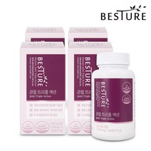 관절+연골+뼈건강 3중복합기능 관절 트리플 액션 플래티넘 MSM 1500mg 60정 아세틸글루코사민 비타민D + 스낵팝, 4박스