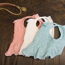 토끼독 무지스모크 끈나시 원피스 3컬러 S-2XL 명품강아지옷 강아지여름옷, 민트블루