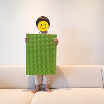 레고 듀플로 소형/대형 밑판 놀이판 테이블 조립판, 16)듀플로판 [32x24칸], 그레이