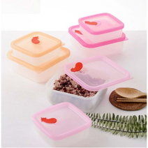 햇반용기 찰보리밥 햇밥 공기 햇반 통 잡곡 전자렌지용 밥 그릇 용기 냉동 보관 실리콘, 소, 라이트 핑크