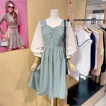 도로시홀릭 도트셔링하트넥원피스(D22A52602)