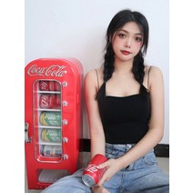코카콜라 미니 냉장고 자판기 술장고 음료수 가정용, 클래식 콜라 냉장고 6캔 4리터 현물 프로모션
