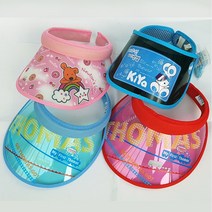 아동용 선캡 특가/ 캐릭터 동물 가면 PP UV 자외선차단 단체 어린이선물 피크닉 소풍 야외활동 준비물