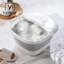바이마르 족욕기 따뜻하고 편안한 버블 접이식 휴식 효능 효도상품 집들이선물, 혼합색상, 1개