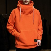 간절기/가을 남성 스포츠 후드 가을/겨울 타이드 인 루즈핏 플러스 벨벳 하라주쿠 풀오버 커플 패션 조커