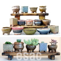 이삭 도자기화분A R - 다육화분 주물럭화분 국내산 도기, 도자기 A 7