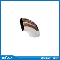 하이플럭스 쎄니타리 용접식 엘보 90도 Sanitary Weld Elbow 90 - SUS316, 1개