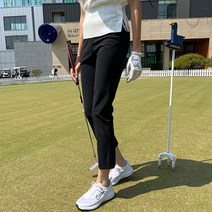 피핀 여성용 골프＆일상룩 와이드밴딩 쿨 일자팬츠 #79540 (블랙)