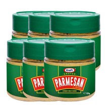 크래프트 그레이티드 파마산 치즈 치즈 125g Kraft Grated Parmesan Cheese Cheese, 6팩, 6개