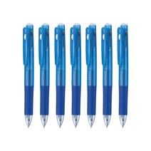 제브라 사라사3 3색 젤볼펜 멀티펜 0.5mm 블루 J3J2-BL, 7개